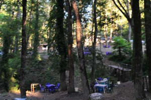 Restaurant in forest leading to Kasab